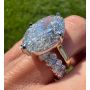 Oval Solitaire Open Shank Ring