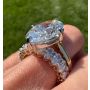 Oval Solitaire Open Shank Ring