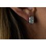6.00CTW RADIANT CUT DIAMOND STUD EARRINGS