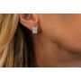 6.00CTW RADIANT CUT DIAMOND STUD EARRINGS
