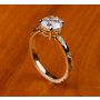 Handmade 18K Yellow Gold Engagement Ring