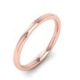 2MM COMFORT FIT DOMED WEDDING BAND 14K ROSE GOLD