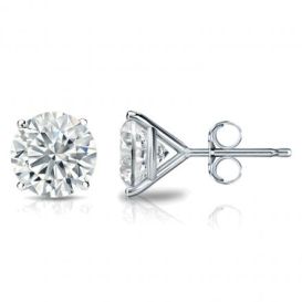 2.00 CTW Lab Grown Diamond Stud Earrings