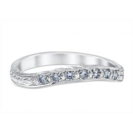 Monica Wedding Ring 18K White Gold