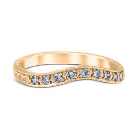 Fiorella Wedding Ring 14K Yellow Gold