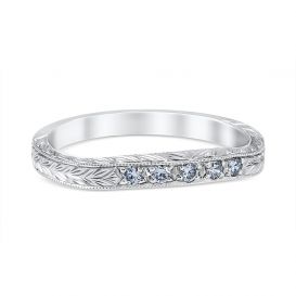 Novara Wedding Ring 18K White Gold