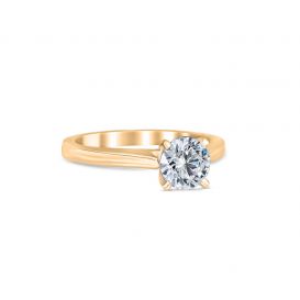 Delia 14K Yellow Gold Engagement Ring