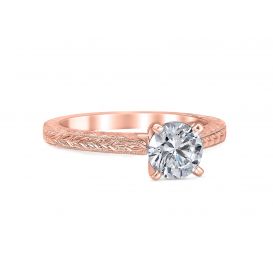 Elinor 14K Rose Gold Engagement Ring