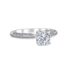 Rosalina 18K White Gold Engagement Ring