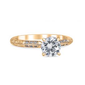 Anna 18K Yellow Gold Engagement Ring