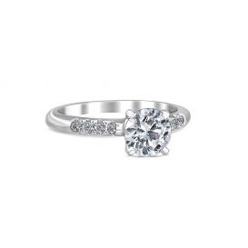 Valerie 14K White Gold Engagement Ring