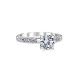 Amanda 14k White Gold Engagement Ring