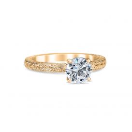 Sarah 18K Yellow Gold Engagement Ring