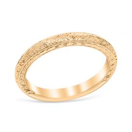 Sarah Wedding Ring 18K Yellow Gold