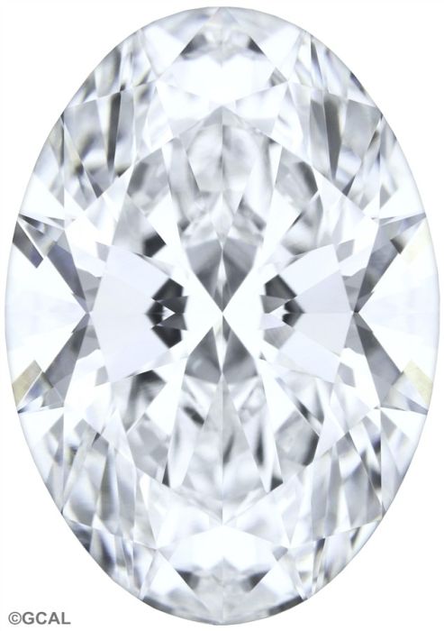 2.59 Carat Oval Lab Grown  Diamond 