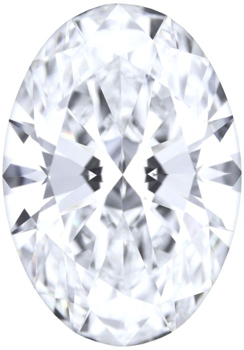 3.04 Carat Oval Lab Grown  Diamond 