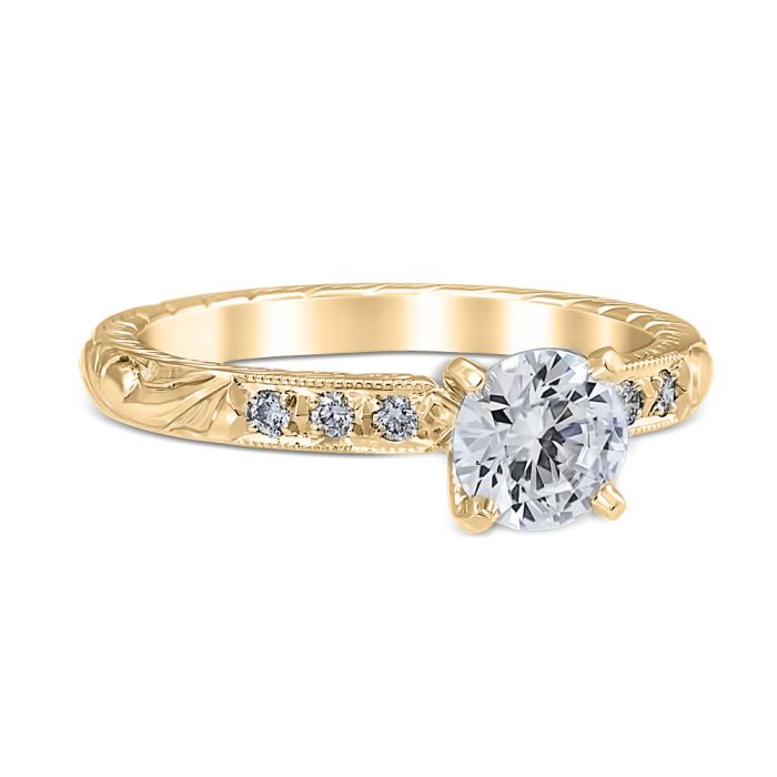 Alice 18K Yellow Gold Engagement Ring