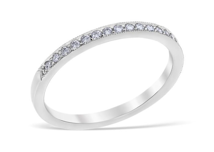 Heritage Pavé 0.15 ctw Wedding Ring Platinum