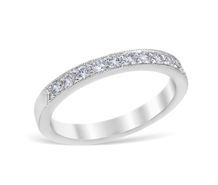 Heritage Pavé 0.33 ctw Wedding Ring Platinum