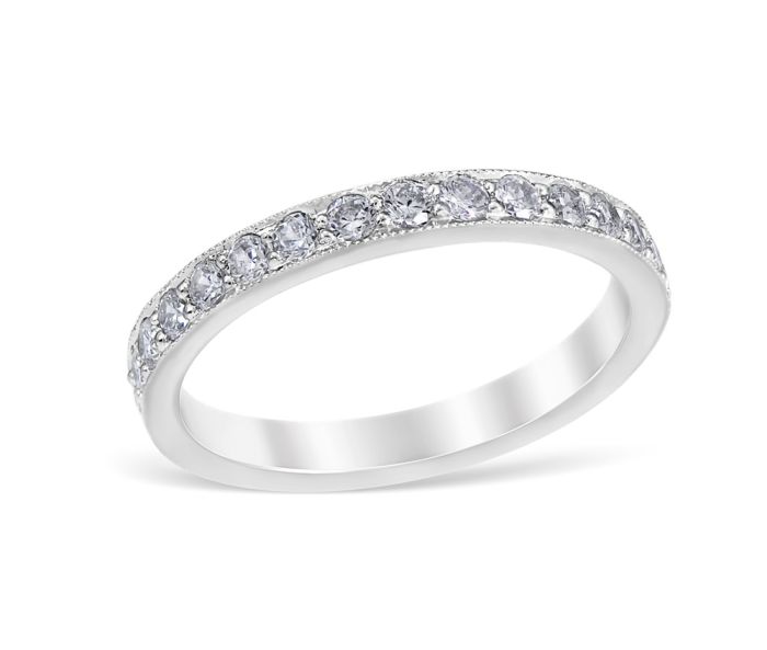 Heritage Pavé 0.45 ctw Wedding Ring Platinum