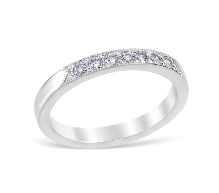 Heritage Pavé 0.21 ctw Wedding Ring Platinum