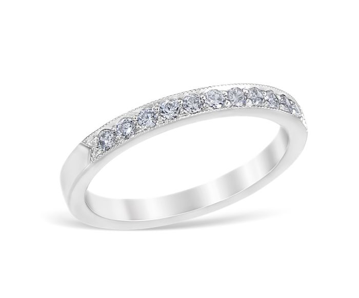 Heritage Pavé 0.22 ctw Wedding Ring Platinum