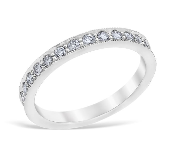 Heritage Pavé 0.30 ctw Wedding Ring Platinum