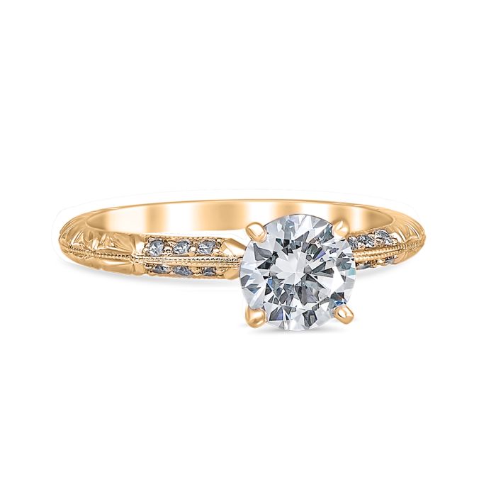 Anna 18K Yellow Gold Engagement Ring