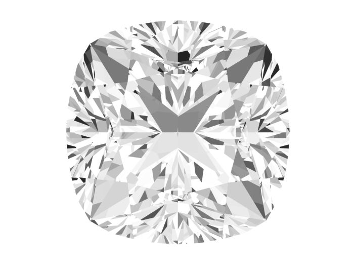 3.03 Carat Cushion Lab Grown  Diamond 