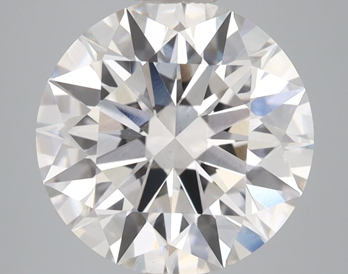 4.04 Carat Round Lab Grown  Diamond 