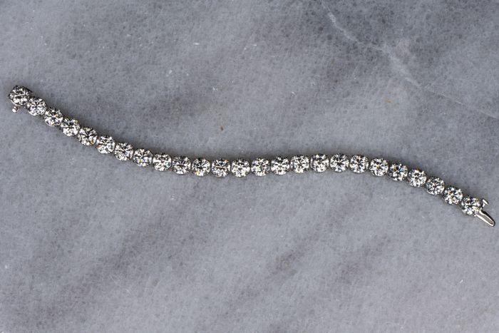 Platinum Tennis Bracelet