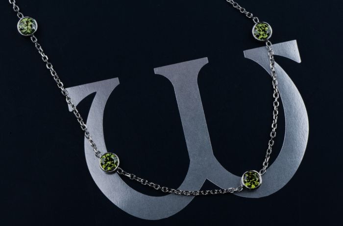 3.50CTW GREEN DIAMOND BY THE YARD (STATION) NECKLACE