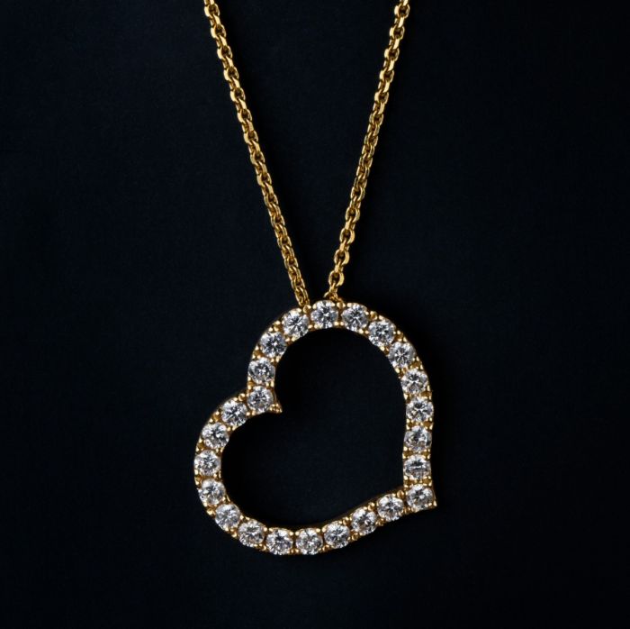 LARGE HEART PENDANT